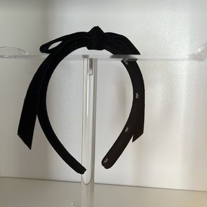 Lele Sadoughi Bardot Headband | Black Velvet